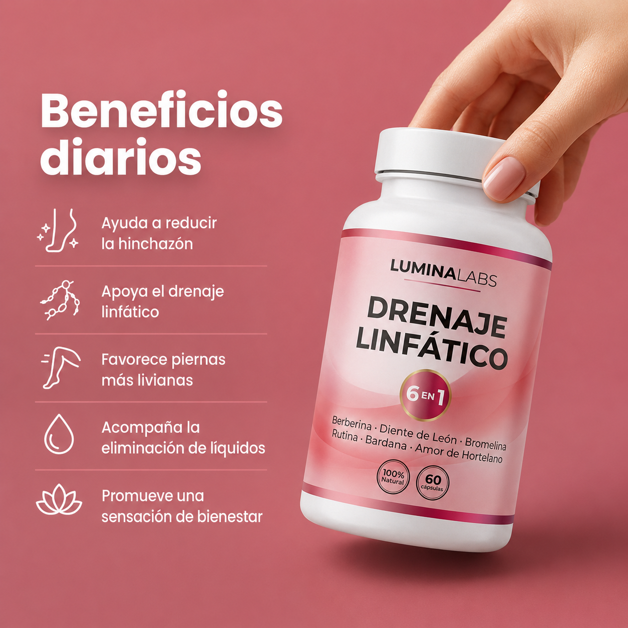 Complejo de Drenaje Linfático (6 en 1) LuminaLabs®